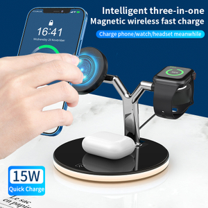 970 Three-in-one Bracket Magnetic Wireless Charging